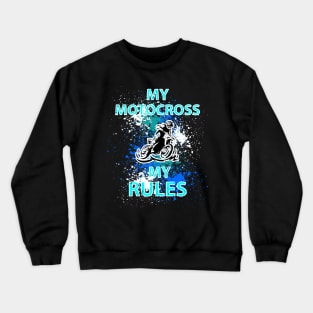 Motocross Biker Freestyle Stunt Crewneck Sweatshirt